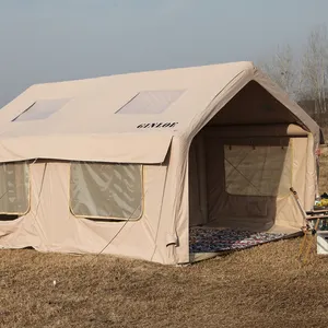 Schlussverkauf aufblasbares Glamping-Kuppelzelt Kuppelkugel-Luftsäule Freiluft-Campingzelt für Wandern Party