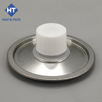 Liquide de frein Huile Boîte de conserve Couvercle supérieur Composants de boîte de conserve ronde avec couvercles en plastique