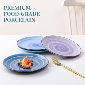 Platos de Cerámica Personalizados, Plato de Porcelana para Servir Ensaladas, Postres, Pizza, Carne, Pasta, Juego de Platos Aptos para Lavavajillas y Microondas - Product Image 3
