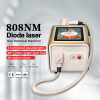 Mesin Diode Laser penghilang rambut 1200w, mesin Laser penghilang rambut Diode di Rusia 755 Alex Alexandrite penghilang rambut