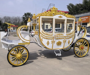 Venta caliente boda carro de <span class=keywords><strong>caballos</strong></span> rueda de alta resistencia de lujo royla carro de <span class=keywords><strong>caballos</strong></span> remolque barato Cenicienta carro de <span class=keywords><strong>caballos</strong></span> <span class=keywords><strong>para</strong></span> la venta - Product Image 2
