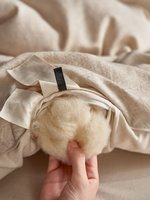 Couette Hypoallergénique Respirante Imprimée en Lin et Coton Jacquard Doux pour la Peau, Garnie de Fibres de Soja, Taille King, Classe A Double