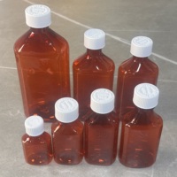 Flacons de pharmacie ovales pour médicaments liquides, vente en gros, flacons de médicaments résistants aux enfants et emballages liquides pour sirops contre la toux