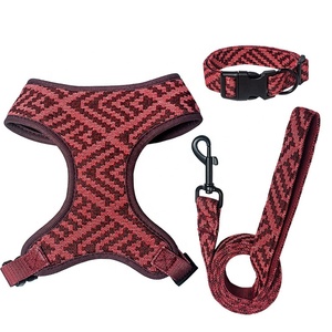 Set Tali Kekang Anjing Kerah Lari Hewan Peliharaan Tanpa Tarikan Yang Dapat Disesuaikan - Product Image 2