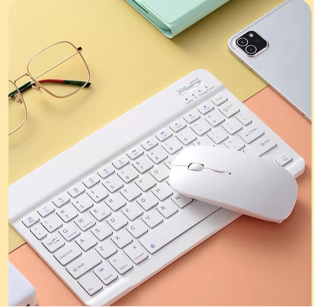 Tastatur Mit Maus Teclado E Mouse Sem Fio Klavye Maus Ultra-thin Wireless Keyboard and Mouse Combo