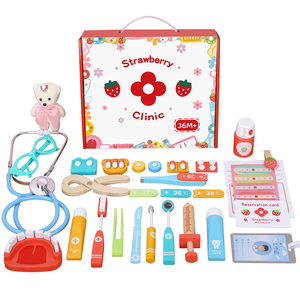 Iniciación de madera Home Doctor Toy <span class=keywords><strong>Niños</strong></span> Kit médico Caja de regalo Bebé Educación temprana Juego de rol Juguete <span class=keywords><strong>Niños</strong></span> para niña - Product Image 6