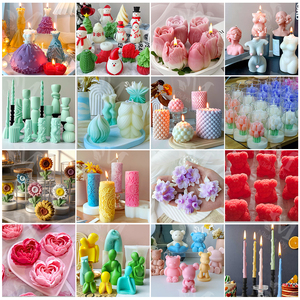 Velas Aromáticas Navideñas con Forma de Árbol de Navidad, Color <span class=keywords><strong>Verde</strong></span>, Mini Árbol de Cera de Soja, Regalos Navideños, Velas Personalizadas con Aromas - Product Image 4