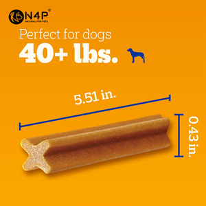 Palitos Masticables Dentales para Perros con Sabor Original/Fresco Personalizables - Triple Acción Reduce el Sarro, Refresca el Aliento y Limpia los Dientes - Product Image 4