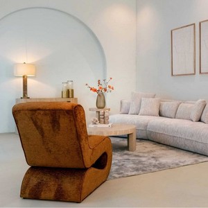 Lámpara de mesa de diseño moderno, 79 cm de altura, base de corcho y latón, bombilla LED E27 para sala de estar, hotel, villa - Product Image 2