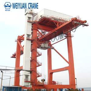 Grue à portique 5t 10t 20t 50t, grue à portique mobile à roues électriques de 30 tonnes, grue à portique montée sur <span class=keywords><strong>rail</strong></span> pour conteneurs pour port - Product Image 3