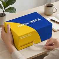 Boîtes d'expédition pliables en carton personnalisées pour cadeaux, cosmétiques, vêtements, avec logo personnalisé, vente en gros