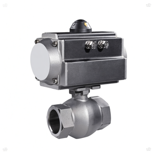 วาล์วบอลแบบลม COVNA ขนาด 2 นิ้ว 3 ทาง แบบ T Port เกลียว NPT ผลิตจากสแตนเลส CF8M สำหรับสื่อกรด รองรับ OEM - Product Image 3