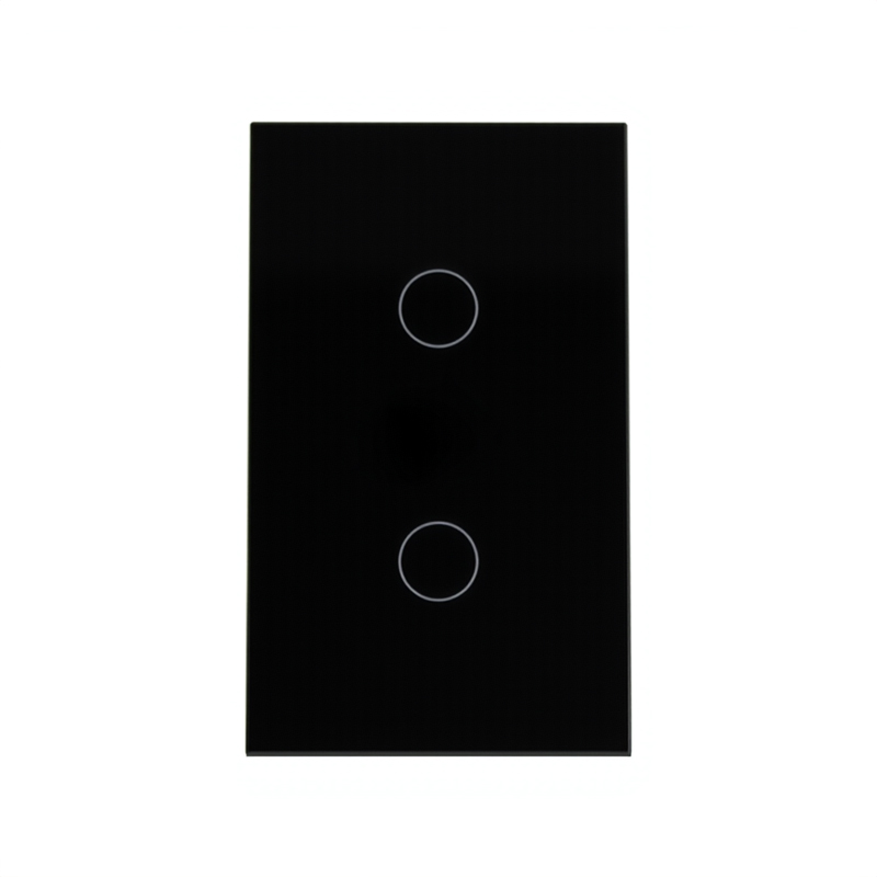 WiFi 2-Gang Negro