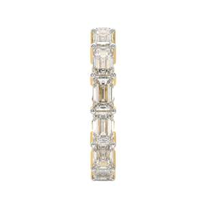 Bague en or 18 carats avec diamant taille émeraude OEM ODM. Or personnalisé 14K 18K 22K. - Product Image 4