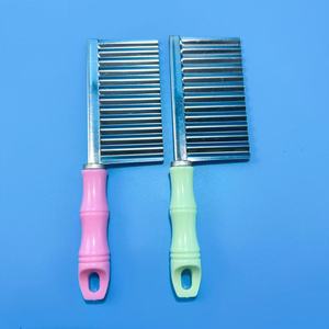 Couteau à découper les pommes de terre multifonctionnel à bords ondulés, usage domestique, rainure profonde, épaissi, style Langya, pour la découpe de pommes de terre frites - Product Image 5