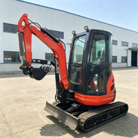Mini-excavatrice YUNTU 3,5 tonnes, fournisseur de mini-pelles sur chenilles, service après-vente gratuit, mini-excavatrice agricole