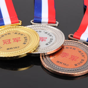 गोल्डन सिल्वर कॉपर आधुनिक सरल धातु पदक विजेता बड़े जिम्नास्टिक मैराथन पुरस्कार स्मारिका उपहार - Product Image 4