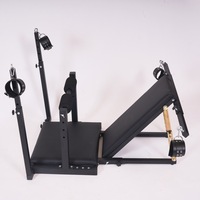 SM Appareil de presse à jambes forcé avec réglage de fixation pour chaise à jambes séparées, pour usage hôtelier