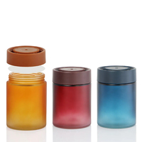 Haute qualité 200ml rond en verre voiture désodorisant Reed diffuseur bouteilles vides avec bouchon