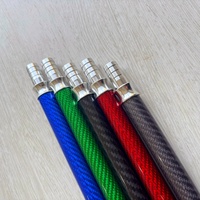 Poignée de narguilé en fibre de carbone pour tuyau et embouts de chicha, accessoires de fumage en gros