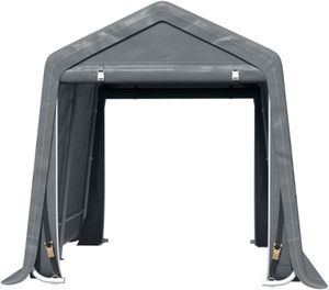 Tenda Carport Portatile per Due Auto, Impermeabile in PVC con Telaio in Acciaio, per Garage, <span class=keywords><strong>Parcheggio</strong></span> <span class=keywords><strong>e</strong></span> Utilizzo come Capanno - Product Image 3