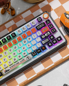 2025 Mới Đến Hot Bán Dòng Khởi Đầu Anime Phong Cách In Ban Đầu Keycaps PBT Với Truyền Nhiệt Với Pha Lê Phong Cách - Product Image 3