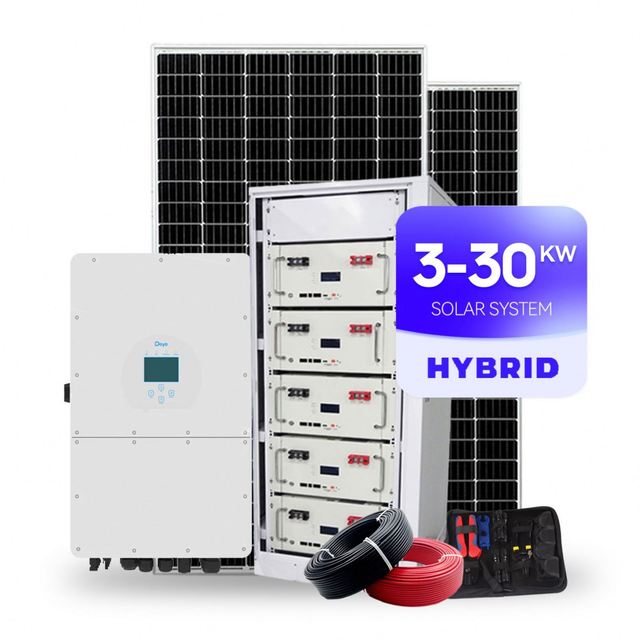 Complete Set Solar Energy System Hybrid Solar System 3KW 5KW 8kw 10KW Solar Power System for Home