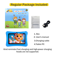 Smartkids 7 pouces Android 12 tablette PC IPS 3000MAH 1024x600 MTK Quad Core Enfant dispositif d'apprentissage électronique