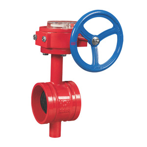 YueMeiTe Grooved Fire Signal Gate Valve DN50 200 Hard <b>Seal</b> Type For Water Flow Control - Product Image 4