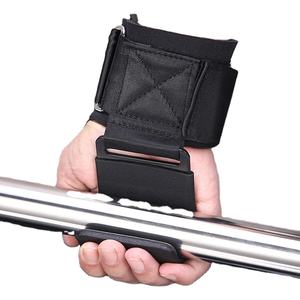 <span class=keywords><strong>DR</strong></span> di alta qualità regolabile Fitness Anti-slip Gym pinzette sostegno polso ganci di sollevamento pesi - Product Image 1
