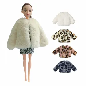 High Standard Neuankömmling modische benutzer definierte Puppe Kunst pelz Mantel Outfit für 11-12 Zoll Puppen