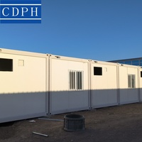 Unités d'hébergement modulaires portables de haute qualité, bâtiments de bureaux, maisons, sites de travaux miniers et pétroliers, structure en acier galvanisé
