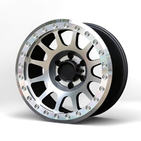 Nouvelle Offre Spéciale Jantes Chrome Forgées Deux Pièces Véritables Beadlock 16 17 Pouces 5x127/6x139.9 pour Rétrofit/Amélioration Nissan Patrol Y60 Y61
