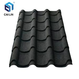 Aislamiento térmico de alta calidad al por mayor 6 <span class=keywords><strong>metros</strong></span> de largo Span hoja de <span class=keywords><strong>techo</strong></span> de Metal recubierto de piedra <span class=keywords><strong>para</strong></span> techos de fábrica de Villa - Product Image 1