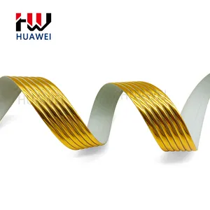 Huawei-Fabrikanten Direct Pvc-Plastic Decoratieve Strip Gouden Bank Gebruiken Meubelrandstrip