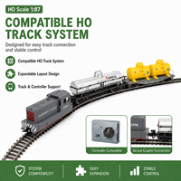 Set Kereta Lokomotif Diesel MDT Skala HO 1:87 Model 66120 Sistem Rel Kereta Api dengan Rel, Grosir untuk Importir