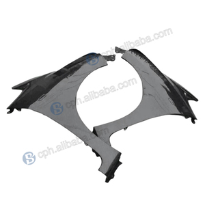 Accesorios laterales para automóviles Guardabarros de fibra de carbono lateral delantero estilo OEM para Honda Fit GK5 <span class=keywords><strong>Jazz</strong></span> 2014-2018 - Product Image 3
