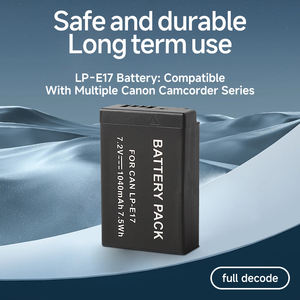 แบตเตอรี่ดิจิตอล LP-E17 สำหรับกล้อง <span class=keywords><strong>Canon</strong></span> EOS R8 <span class=keywords><strong>R10</strong></span> R50 R50V R100 RP M5 M6 MarkII M3 200D II 750D 760D 77D 800D 850D - Product Image 2