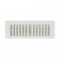 Nouvelle grille de ventilation rectangulaire réglable en plastique pour climatisation, grille de sortie/d'entrée d'air pour cabine