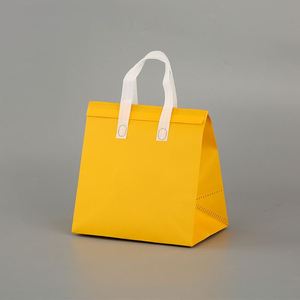 Wholesale Custom Logo Printed Reusable Non Woven Aluminum <b>Foil</b> Takeout Food <b>Catering</b> Delivery Insulated Thermal Tote Bag - Product Image 1