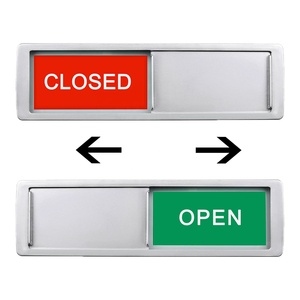 Letrero de Privacidad Vacío/Ocupado, Letrero para Baños, Salas de Conferencias, Hoteles, Hospitales, Indicador de Puerta Corredera - Product Image 1