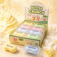Jouet Squishy en Forme de Beurre Croustillant avec Coque en Cire, Son ASMR, Anti-Stress, Sans Rebond, Vente en Gros