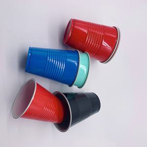 Vasos Desechables de Plástico Rojos para Fiestas de 9oz - Product Image 5