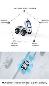 Robot de mesure de température vocale intelligent et autonome à distance Robot de <span class=keywords><strong>patrouille</strong></span> d'inspection de sécurité intelligent - Product Image 5