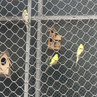 316 Edelstahl-Kabel geflecht Benutzer definiertes 1,5mm 25mm Edelstahl draht Zoo-Netz