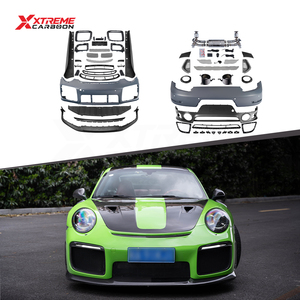 Kit Carrozzeria XTREME in Materiale PP Stile GT2 <span class=keywords><strong>RS</strong></span> per Porsche 911 991.2: Splitter Anteriore, Labbro Paraurti, Minigonne Laterali, Diffusore Posteriore, Spoiler - Product Image 1