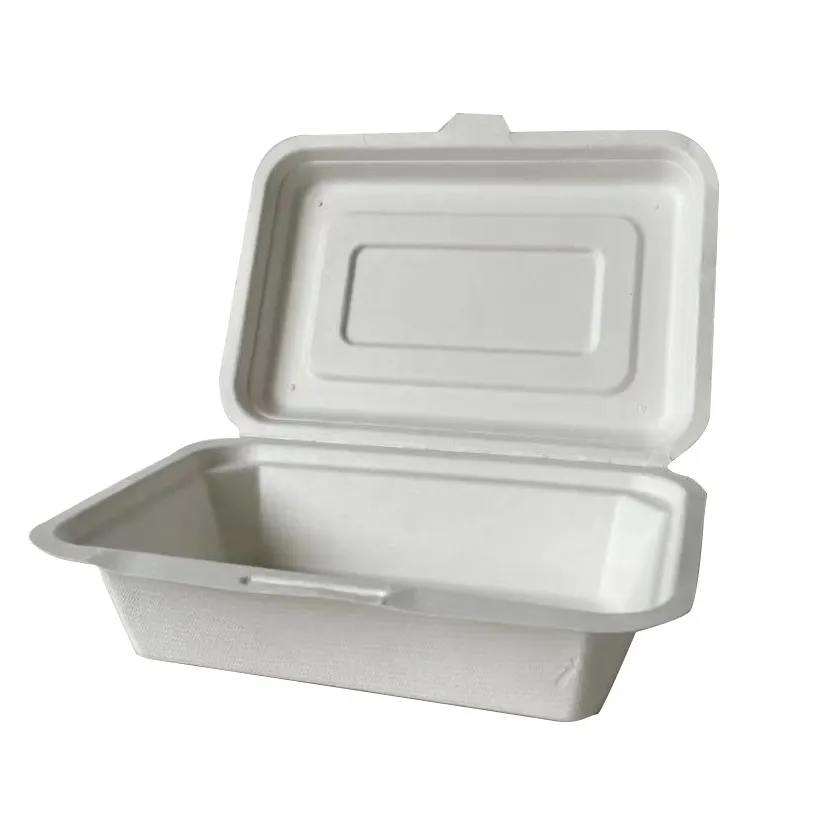 Auslaufsicher gehärtet runder durchsichtiger Plastik-Lebensmittelbehälter mit biologisch abbaubarem Deckel für Lebensmittel-/Suppenverpackung faltbare Schachtel-Typ