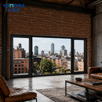 Ventana Corredera de Aluminio de Alta Resistencia para Proyectos Hoteleros, Diseño Moderno con Amplia Apertura y Acabado Personalizado
