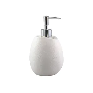 Oem Custom Design Ceramic Jar Resin Bathroom Accessories Set
