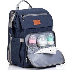 Mochila de Fraldas Feminina de Grande Capacidade em Poliéster, Multifuncional, Impermeável, para Viagem, para Todas as Estações - Product Image 2